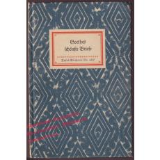 Goethes schönste Briefe - Insel-Bücherei Nr. 487 (1936) - Goethe