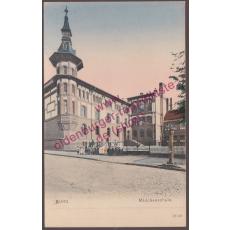 AK Mädchenschule  Burg ( bei Magdeburg ) 1904  postcard carte postale -