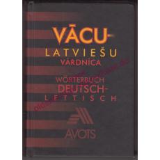 Vacu - latviesu vardnica =  Deutsch - Lettisches Wörterbuch
