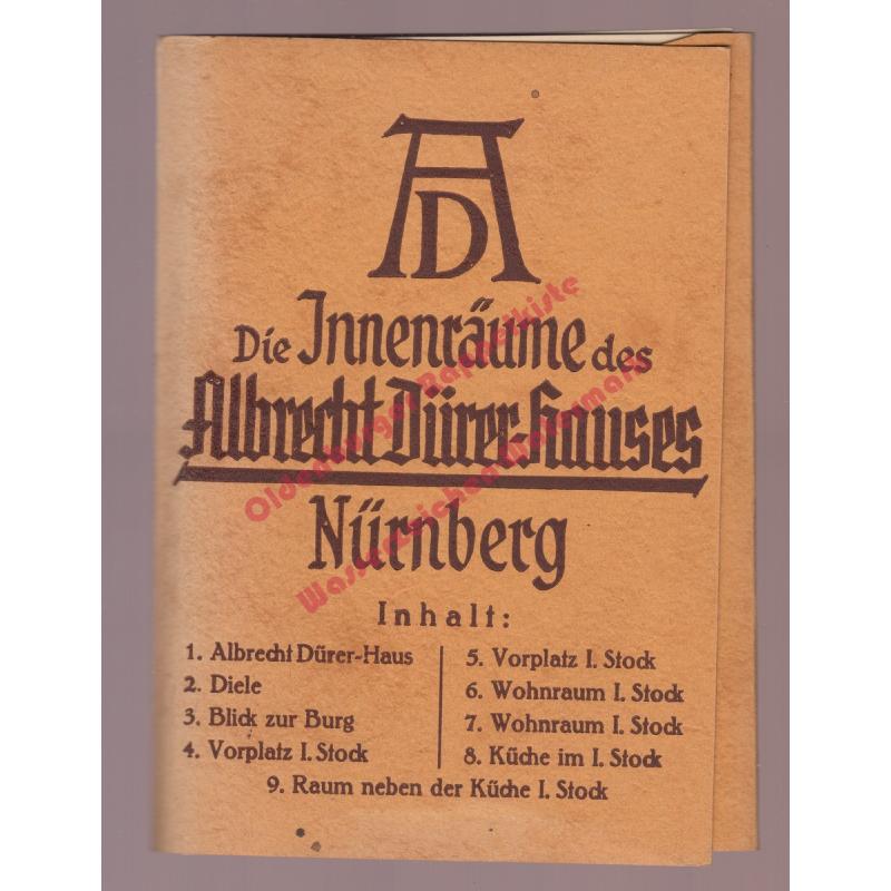 Die Innenräume des Albrecht Dürer-Hauses Nürnberg: 9 Postkarten  (1920/30)  - K.Grimm ( Fotograf)