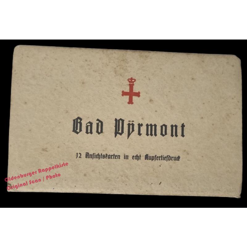 Leoprello: Bad Pyrmont : 12 Ansichtskarten in Kupfertiefdruck