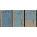 Loeuvre de Flaubert - extraits/Loeuvre de Musset - extraits/LAvare de Moliere  - Cuenot,C./ Salomon,P./ Melese,P.(présentés par)