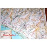 Karte/ Mappa :  Massa Carrara e dintorni  (1969 ) - Litografia Artistica Cartografica