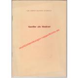 Goethe als Student - Ein Vortrag, gehalten in Svensks-Tyska Föreningen zu Stockholm am 22. März 1950  - Hansen-Schmidt, Erwin