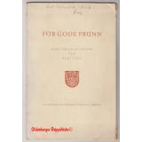För gode Frünn: Ein Lübeck-Bildreihe (1945) - Voss, Karl