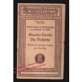 Erläuterungen zu Meisterwerken der Tonkunst. 33. Band: Giacomo Puccini. Die Bohème ( RUB 6440)- Chop, Max