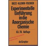Experimentelle Einführung in die anorganische Chemie - Biltz / Klemm / Fischer