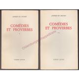 Comédies et Proverbes Tome 1 et Tome 2 (1949) - de Musset ,Alfred
