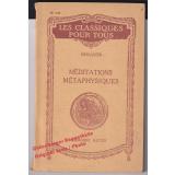 Les Meditations Metaphysiques: Les Classiques Pour Tous (1946)  - Descartes / Lemaire,Paul