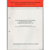 Anwendungstechnische Grundlagen für das Arbeiten mit der Graphitrohrküvette HGA-76 ° - Hein,Hubert / Schrader,Werner