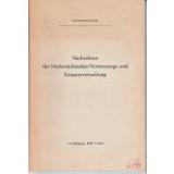 Nachrichten der niedersächsischen Vermessungs- und Katasterverwaltung - Sonderdruck 11.Jahrg. Heft 1/1961