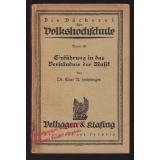 Einführung in das Verständnis der Musik: Die Bücherei der Volkshochschule Bd. 35 (1924)  - Hohberger, Curt R. Dr.