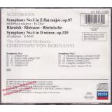 Schumann: Symphonies 3 & 4 * von Dohnányi * Mint* 