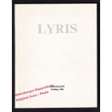 LYRIS: Deutsche Lyrik aus Israel  Heft IV   - Koenigsberger,Annemarie/ Avi-Yonah, Eva  (Hrsg)