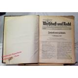 Wirtschaft und Recht: Nachrichtenblatt 4.Jahrgang 1937 -