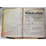 Wirtschaft und Recht: Nachrichtenblatt 4.Jahrgang 1937 -