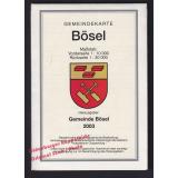 Gemeindekarte Bösel 2003  - Gemeinde Bösel (Hrsg)