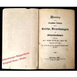 Gesetzsammlung für das Herzogthum Oldenburg, Band I - VII  1813 - 1852 (1868)