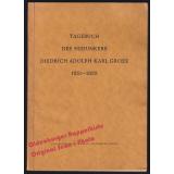 Tagebuch des Seejunkers Diedrich Adolph Karl Gross 1851 - 1855  (1960)  
