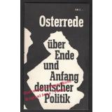 Osterrede über Ende und Anfang deutscher Politik (1961)  - Koch, Nikolaus