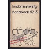 London University Students`Handbook 1962-63 (1962)  - Lewis / Wilbraham