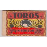 TOROS por M.BERTUCHI   10 Postales  Carnet N°2 -